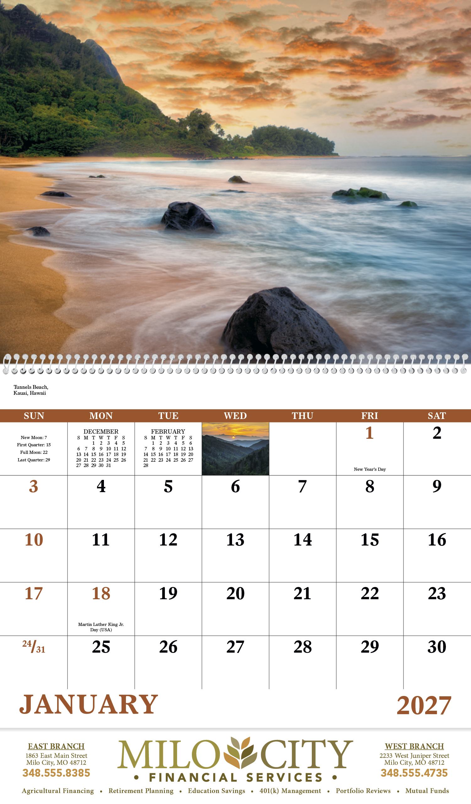 Good Value™ Landscapes of America - Spiral Calendar 87